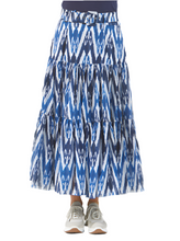 Load image into Gallery viewer, Emma skirt Ikat Blue