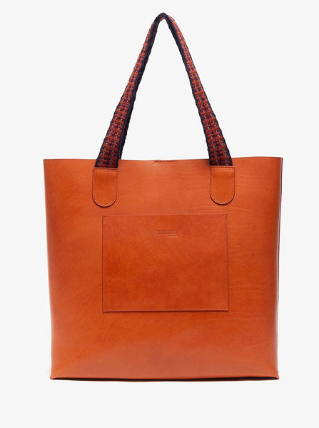 Tote Leather Brown