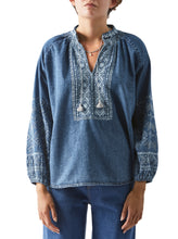 Load image into Gallery viewer, The Audrey Top in Denim