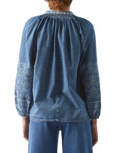 The Audrey Top in Denim